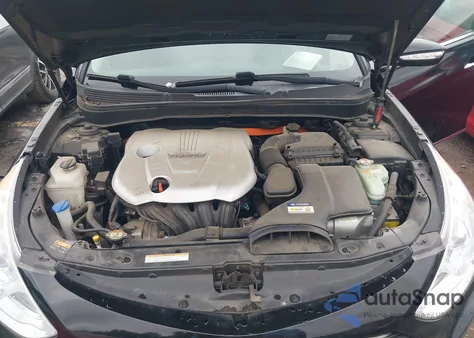 2014 Hyundai Sonata Hybrid z USA, uszkodzony, nr VIN KMHEC4A45EA114823